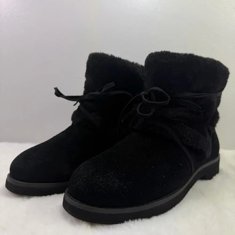 Style & Co. Women’s Korri Faux-Fur Lined Lace-Up Winter Snow Boots Size 7